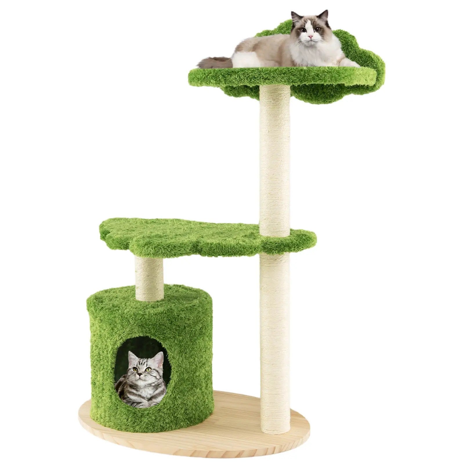 Cat Tree - 38 Inches Cat Tower With Removable and Washable Cushion