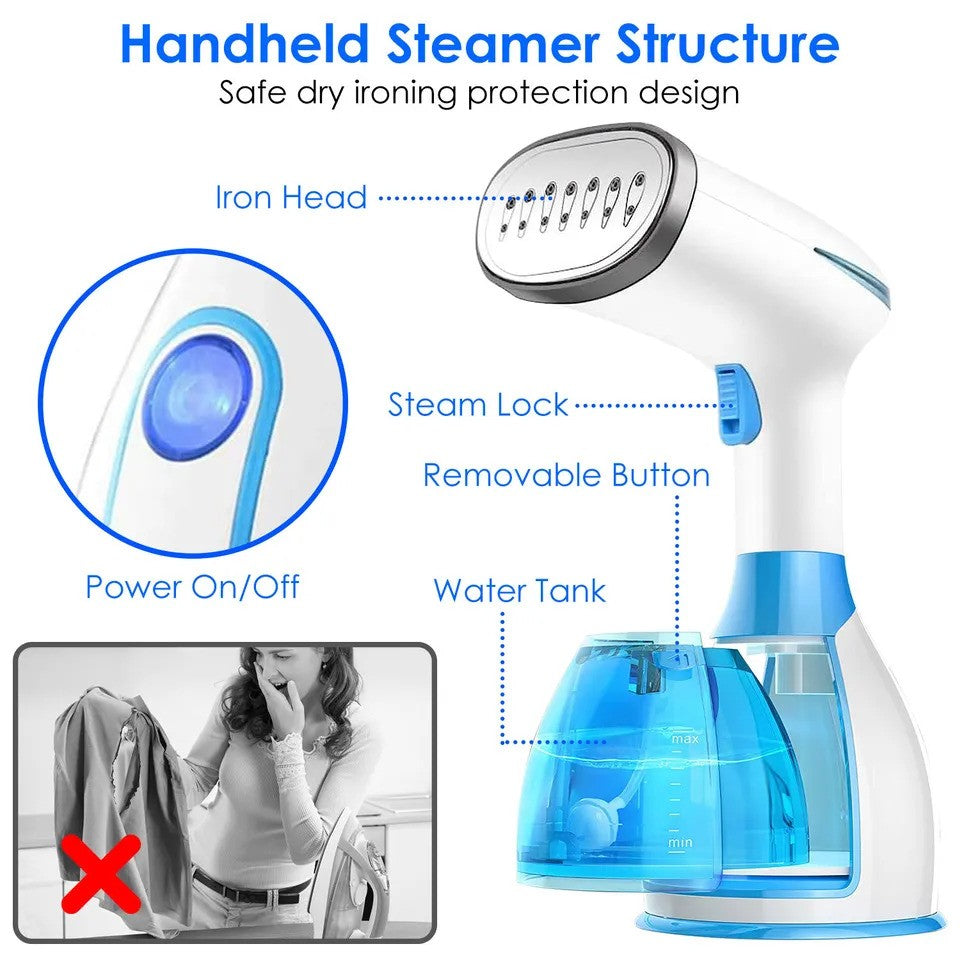 Steam Iron - Handheld Leak Proof Clothes Steamer