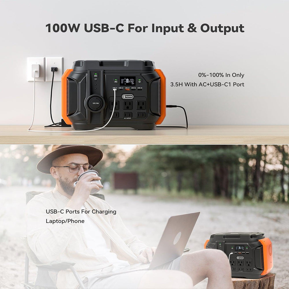 Portable Charger 600W - Power Station 540Wh 150000 mAh