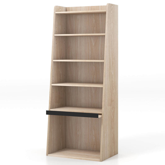 Bookcase - 6 Tier 5 Position Adjustable Shelves Bookshelves