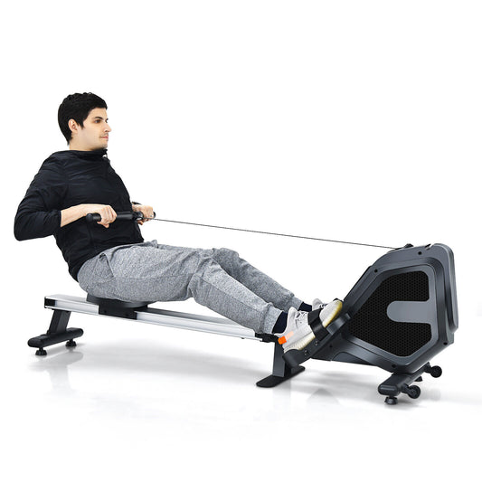 Rowing Machine - Rowing Exercise Machine With 8 Adjustable Resistance