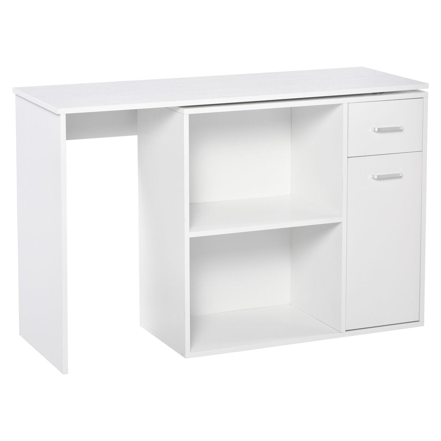 L Shaped Desk - 15.75 Inc L Desk Shape with Adjustable Swivel Features