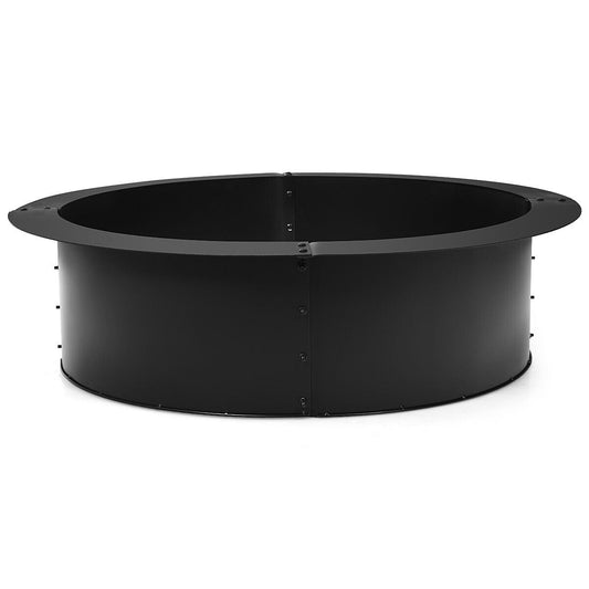 Fire Pit Ring Heavy Duty Steel Frame  - 36 Inch Round Fire Ring