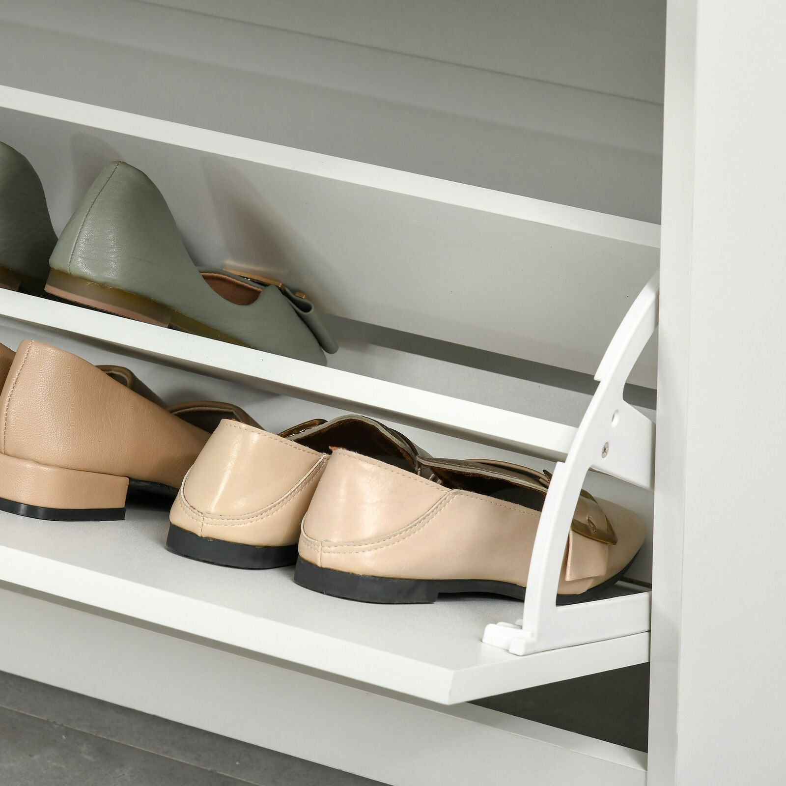 Shoe Storage- 3 Layer Shoe Rack - Shoe Cabinet with Adjustable Shelf