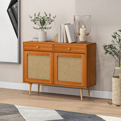Sideboard - 39.25 Inches Storage Cabinet with Boho Vibe