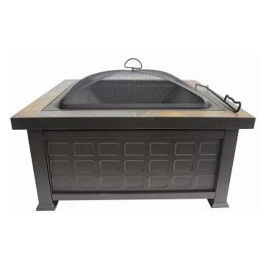 Fire Pit - Outdoor Fire Pit With Stamped Steel Side Panels