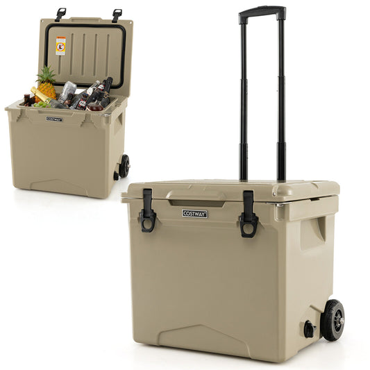 Cooler With Wheels - 42QT Chest Cooler