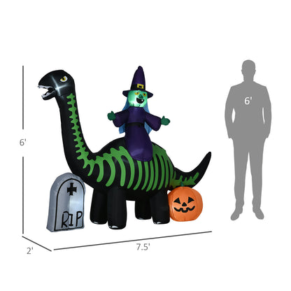 Halloween Decoration - 92.5 Inches Dinosaur Halloween Inflatable