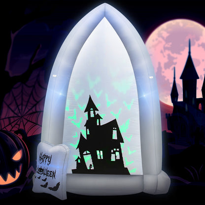 Halloween Decoration - 7 Ft Tombstone Inflatable Halloween Inflatable