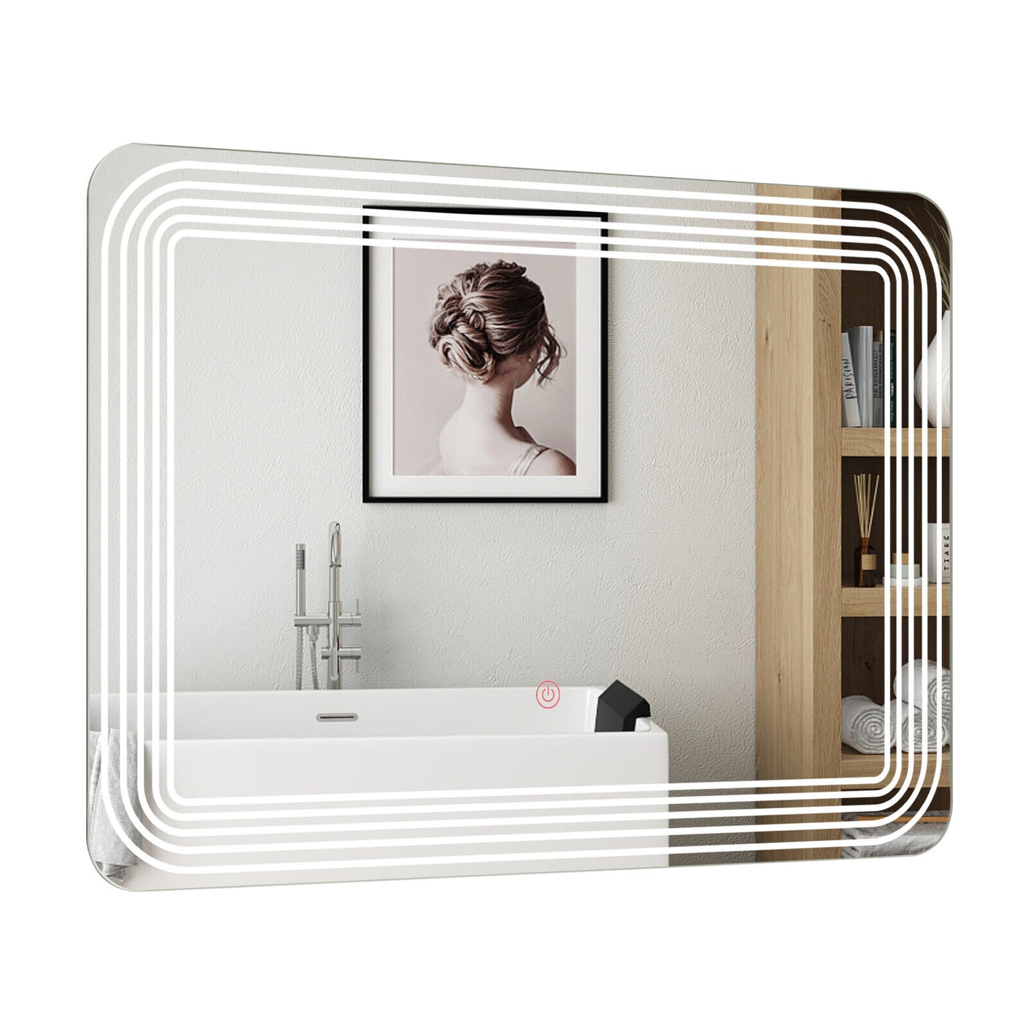 Bathroom Mirror Dimmable Touch - 3 Color Led Mirror