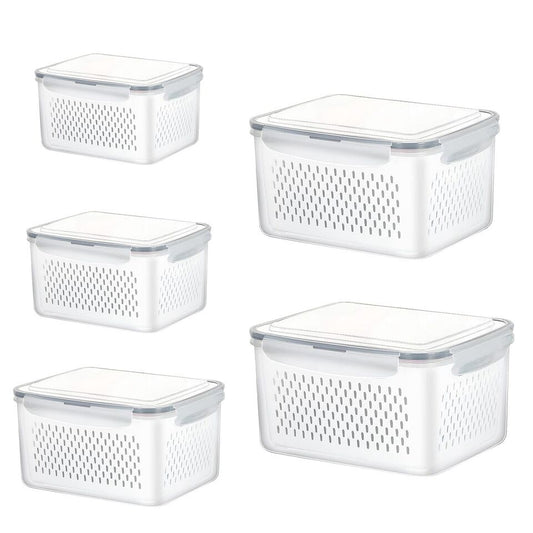 Food Storage - Set of 5 Stackable Food Container