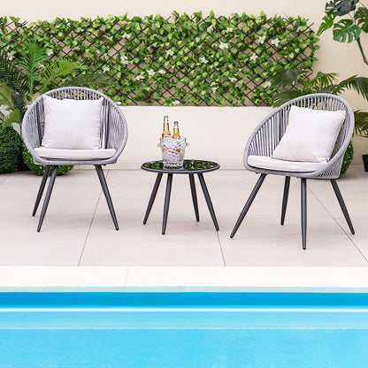 Outdoor Furniture - Set of 3 Patio Furniture Durable and Stylist