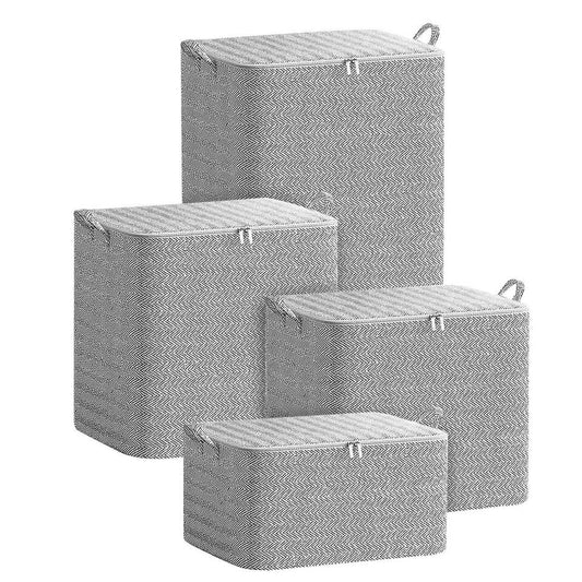 Storage Bag - Set of 4 Foldable Clothes Storage Bag