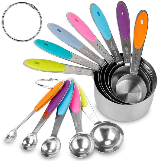 Measuring Cup - 12 Pcs Measuring Spoon and Cups
