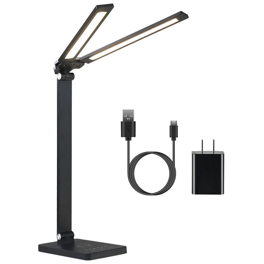 Desk Lamp - Multi Functional Double Head Led Desk Lamp