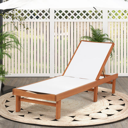 Lounge Chair Outdoor -  Adjustable Backrest Pool Lounge Chairs
