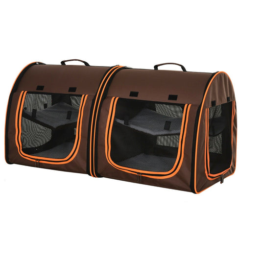 Dog Car Seat - Cat Carrier - Portable Double Pet Travel Car Seat