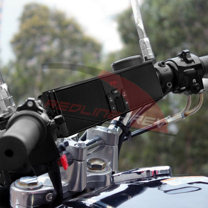 Bluetooth Motorcycle Speaker - Audio Stereo with LED MP3 FM Radio