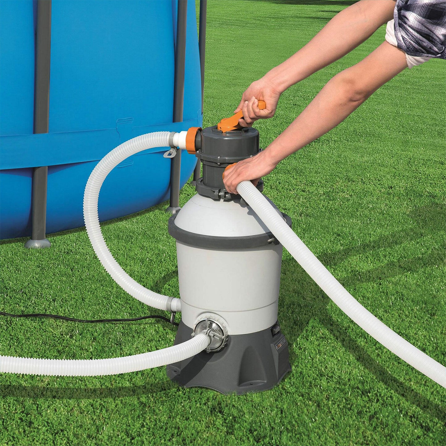 Above Ground Pool Sand Filter - Silica and Sand Pool Pump and Filter
