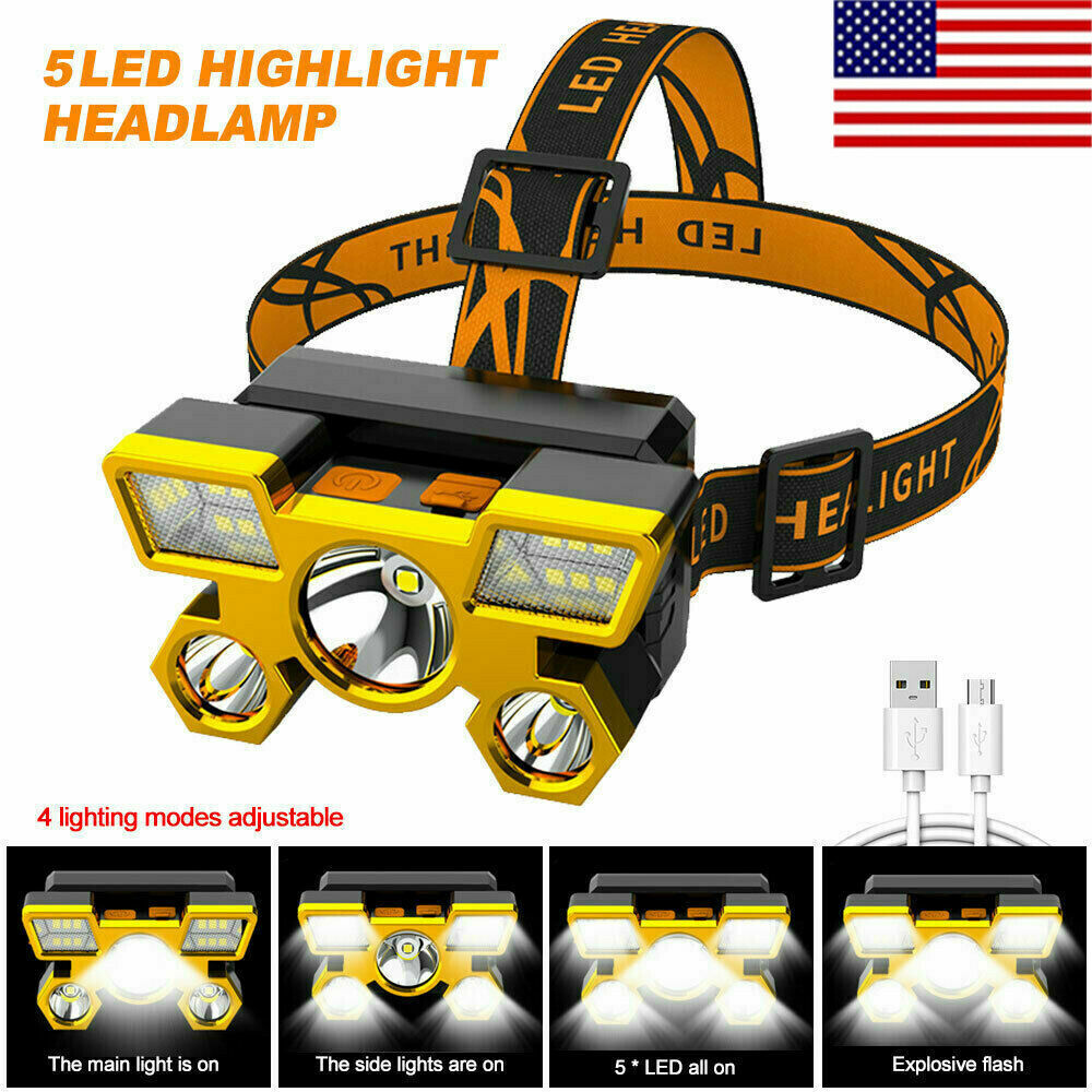 Head Lamp - Rechargeable LED Head Light 750000LM