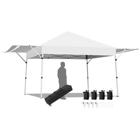 Canopy Tent - Pop Up Canopy Gazebo Tent With Adjustable Height