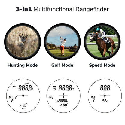 Golf Rangefinder 1000 Yard - 6X Magnification Rangefinder for Golf