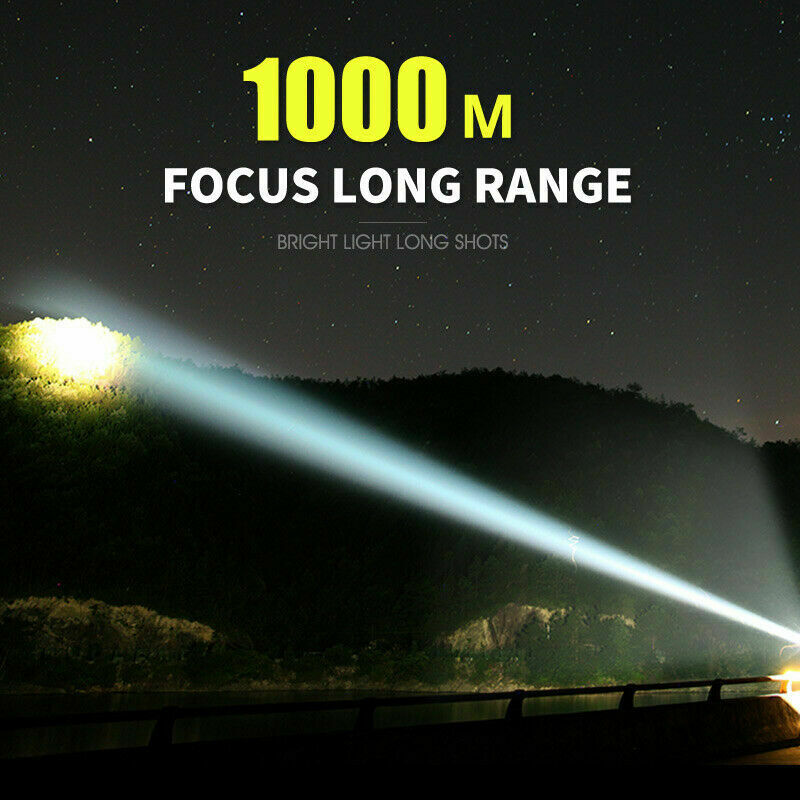 90000lm LED Flashlight - P70 Tactical Torch Light