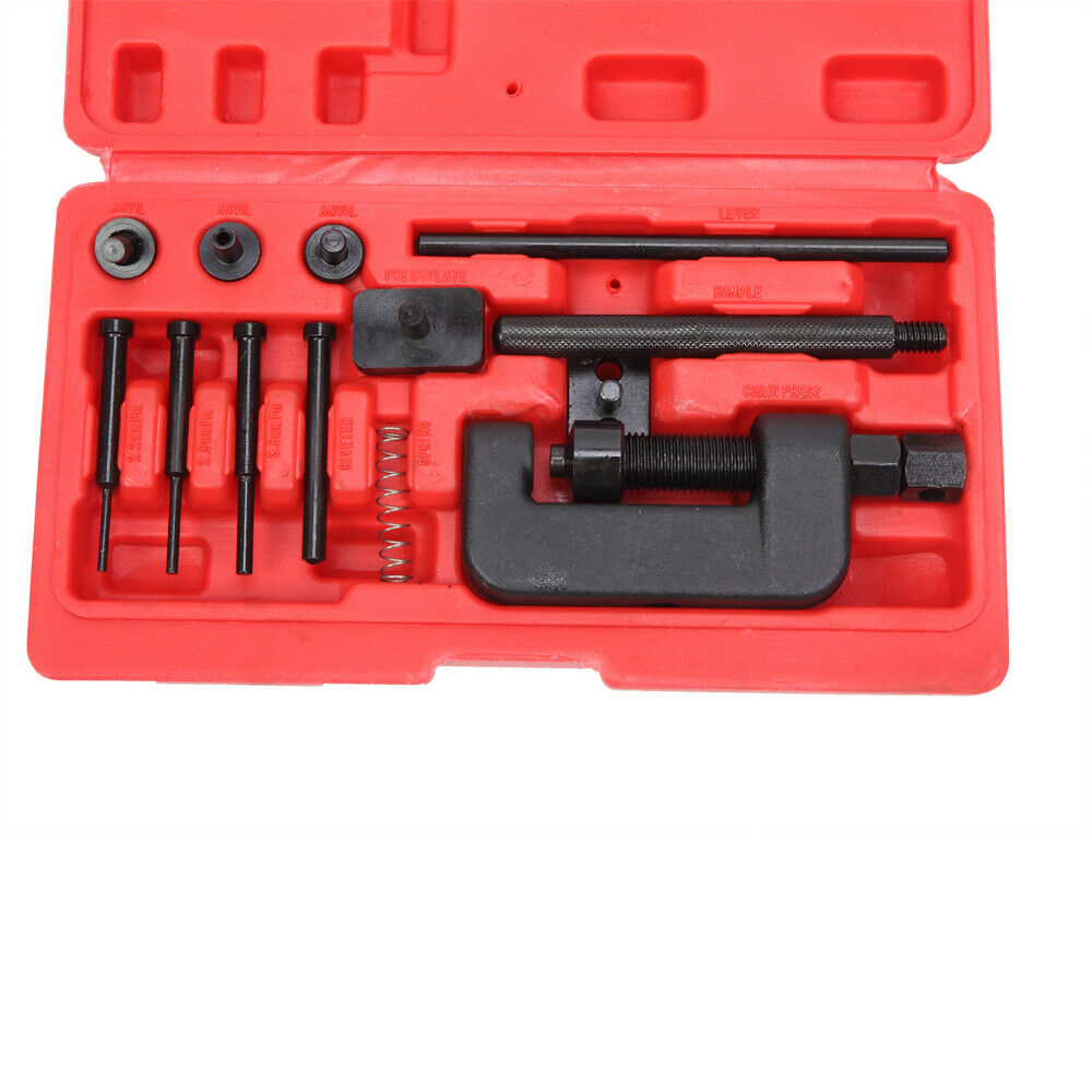 13pc Chain Breaker Riveting Tool Kit 