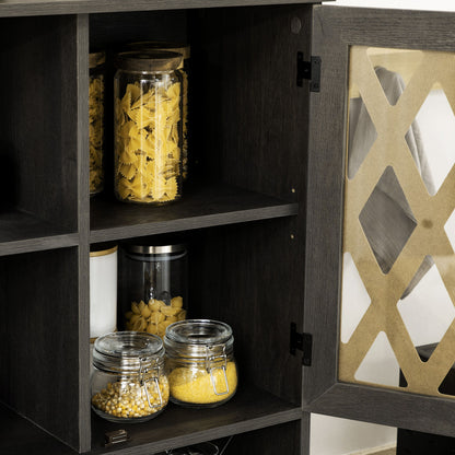 Kitchen Pantry - Kitchen Storage With Wine Rack