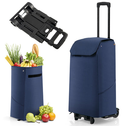 Shopping cart - Folding Utility Carts- Grocery Cart With Removable Bag