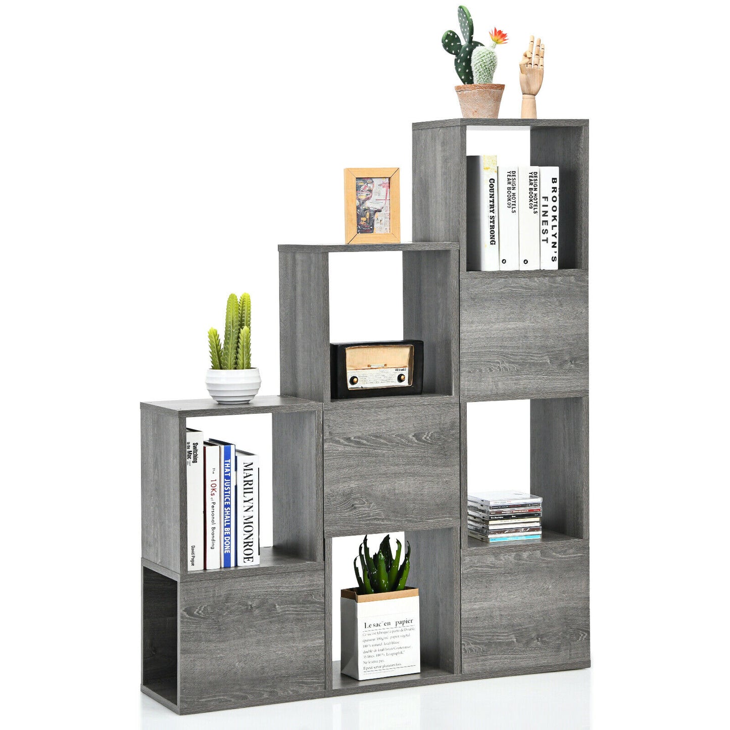 Free Combination Bookshelf - Storage Organizer Bookcase