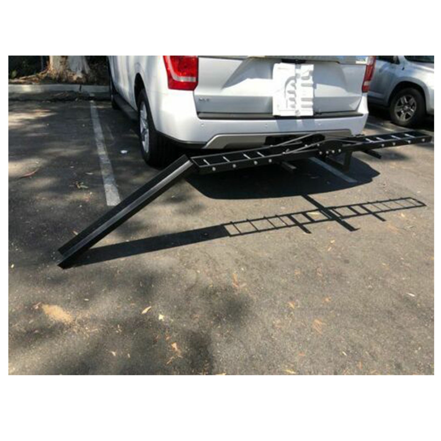 500lbs Motorcycle Hitch Carrier Steel Rack With Ramp