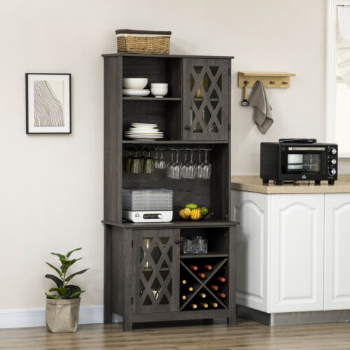 Kitchen Pantry - Kitchen Storage With Wine Rack