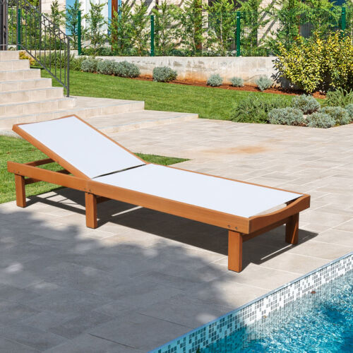 Lounge Chair Outdoor -  Adjustable Backrest Pool Lounge Chairs